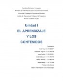 PLAINIFICACIÓN DE LOS APRENDIZAJES