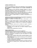 Caso de estudio Lacteos de Mexico