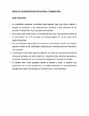 CUAL ES GRAN MODELO DE ORIENTACIÓN VOCACIONAL COMUNITARIA