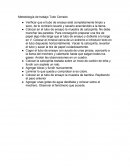 Metodología de trabajo Tubo Cerrado