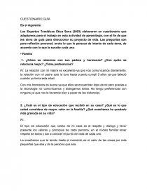 CUESTIONARIO GUÍA. Página 1