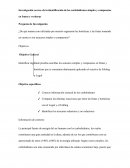 Investigación acerca de la identificación de los carbohidratos simples y compuestos en frutas y verduras