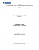 ENSAYO. LOS DERECHOS DE AUTOR UN COMPROMISO ESCOLAR BASADO EN EL RESPETO