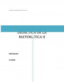Tema de Secuencia Didáctica de Matemática