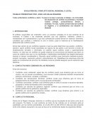 EVOLUCIÓN DEL CONFLICTO SOCIAL REGIONAL O LOCAL