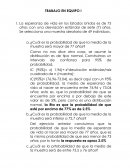 Estadistica inferencial TRABAJO EN EQUIPO I