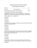 Investigacion. Prueba Sumativa de Literatura