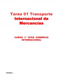CURSO 1º CFGS COMERCIO INTERNACIONAL. Página 1