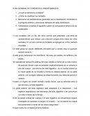 PLAN GENERAL DE CORDADOS E INVERTEBRADOS