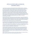 Artículo de opinión sobre la guerra fría Por Robert Vásquez