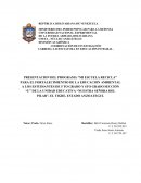 PRESENTACION DEL PROGRAMA “MI ESCUELA RECICLA” PARA EL FORTALECIMIENTIO DE LA EDUCACION AMBIENTAL A LOS ESTUDIANTES DE 5 TO GRADO Y 6TO GRADO SECCIÓN “U” DE LA UNIDAD EDUCATIVA “NUESTRA SEÑORA DEL PILAR”, EL TIGRE, ESTADO ANZOATEGUI.