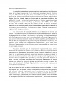 La Psicología organizacional basica