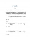 Rendimiento esperado en inversión en acciones o bonos