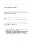 PROBLEMAS AIRAGADOS POR LAS FALLAS EN EL CONTROL INTERNO DE LA ADMINISTRACION DE LA CONSTRUCTORA ALVARO´S GONZALEZ SA DE CV
