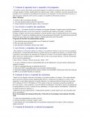 Cuestionario Comenta el siguiente texto y responde a las preguntas.