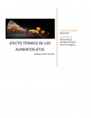 El gra El efecto térmico en los alimentos