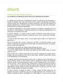 EL ENSAYO DE "NO OYES LADRAR LOS PERROS"