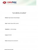 Enumera por lo menos 10 valores que caracterizan tu entorno cultural y prepárate a explicar con propiedad como se manifiestan