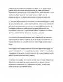 Las personas tienen patrones de comportamiento que se van dando desde la infancia