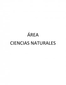 PCI DE CIENCIAS NATURALES. Página 1