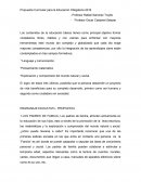 Propuesta Curricular para la Educación Obligatoria 2016