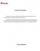 Trabajo de CONCEPTOS DE ENERGÍA