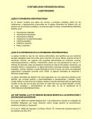 CUESTIONARIO ¿QUÉ ES CONTABILIDAD DENOMINACIONAL?