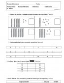 Prueba Matemática unidades y decenas