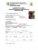 FICHA DEL ESTUDIANTE PARA LA BASE DE DATOS DEL PROCESO DE TUTORÍA