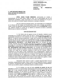 ALEGATOS ASUNTO LEON AUTOMOTRIZ. Página 1