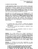 JUICIO ORDINARIO CIVIL - ESCRITO INICIAL