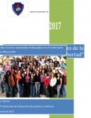 CULTURAS JUVENILES Y CULTURA ESCOLAR . ADOLESCENCIA: IDENTIDAD, REBELDÍA Y PLAN DE VIDA