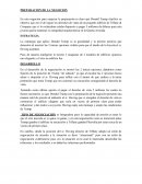 PREPARACION DE LA NEGOCION