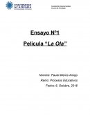 Ensayo Nº1 Pelicula “La Ola”