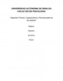 “Aspectos Físicos, Cognoscitivos y Psicosociales en los adultos”