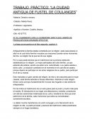 TRABAJO PRÁCTICO: “LA CIUDAD ANTIGUA DE FUSTEL DE COULANGES”