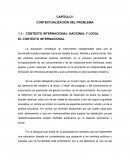 LA EDUCACION EN EL CONTEXTO INTERNACIONAL