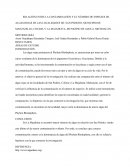 RELACIÓN ENTRE LA CONTAMINACIÓN Y EL NÚMERO DE ESPECIES DE ALGAS ROJAS DE LAS LOCALIDADES DE: SAN PEDRITO, MUNICIPIO DE MANZANILLO