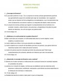 Cuestionario Derecho Privado
