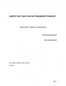 ¿Moto Taxi y bici Taxi un trasnporte público?