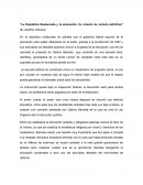 La República Restaurada y la educación. Un intento de victoria definitiva” de Josefina Vázquez