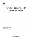 Departamento de ciencias “Nivel de contaminación marina en Chiloe”