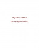 Registro y análisis
