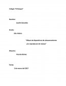 Álbum de dispositivos de almacenamiento y/o reproductor de música