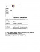 EVALUACIÒN DE GRAMÁTICA