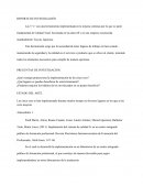 REPORTE DE INVESTIGACIÓN - LAS 5 S
