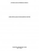 Actividad guía de aprendizaje Curso especializado en indicadores de gestión