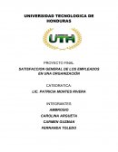 SATISFACCION GENERAL DE LOS EMPLEADOS EN UNA ORGANIZACIÓN