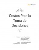 Costos Para la Toma de Decisiones