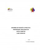 INFORME DE PASANTÍA O PRÁCTICA PROFESIONAL REALIZADA EN HOTEL VENETUR ALBA CARACAS